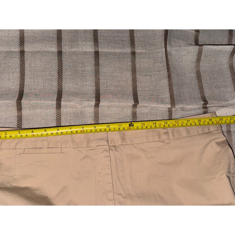 Talbots Essex Ankle Pants Womens 18 Khaki Tan Stretch Chino Slim Leg Trousers - Picture 5 of 5